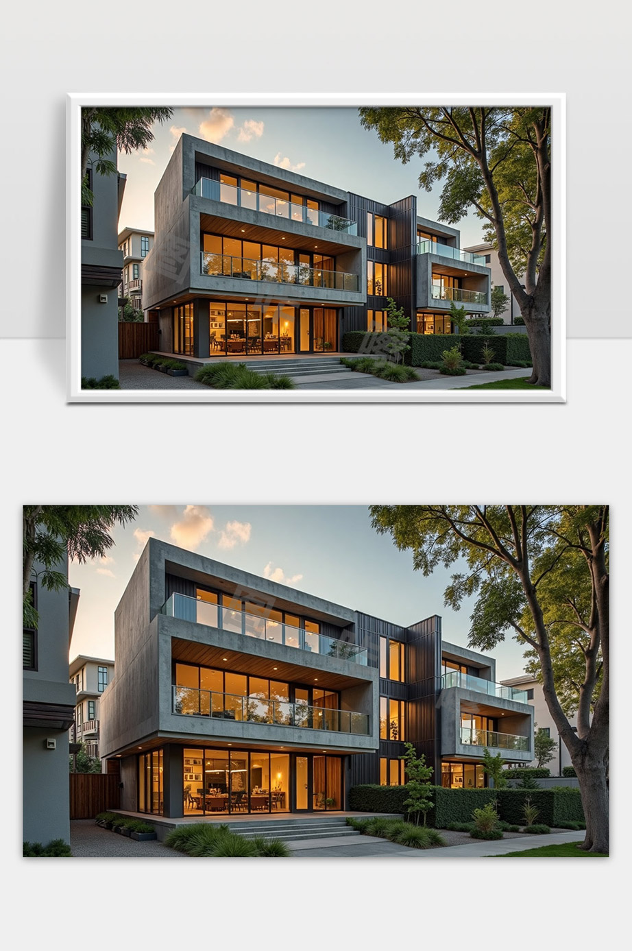 现代建筑蕴含自然之美