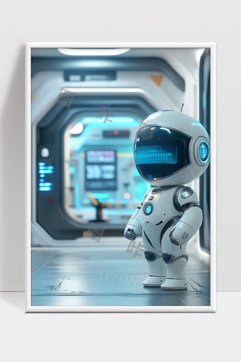 未来科技智能机器人在高科技实验室中的科幻场景