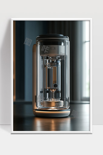 现代简约风格高端智能咖啡机家用设计展示
