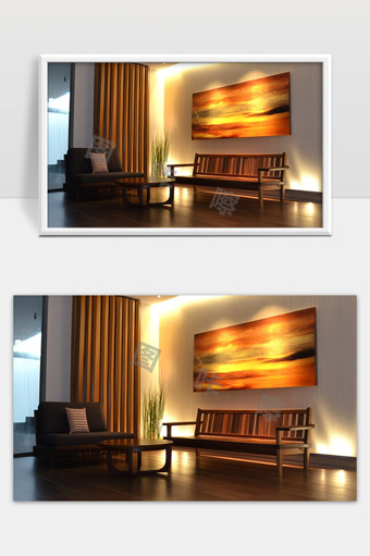 现代简约风格舒适温馨的客厅室内设计