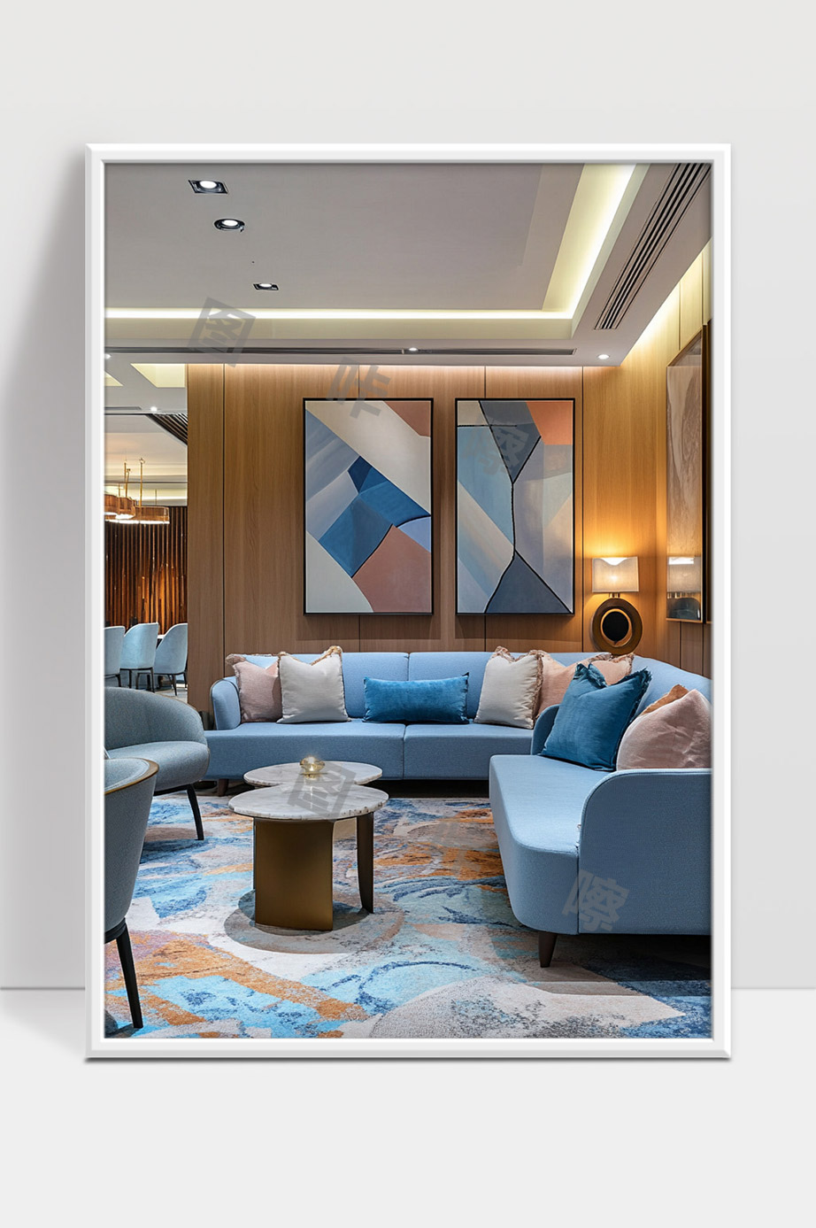 现代简约风格舒适客厅设计与装饰艺术