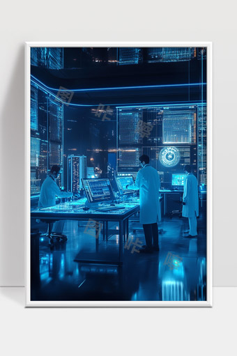 未来科技实验室科研人员分析数据场景