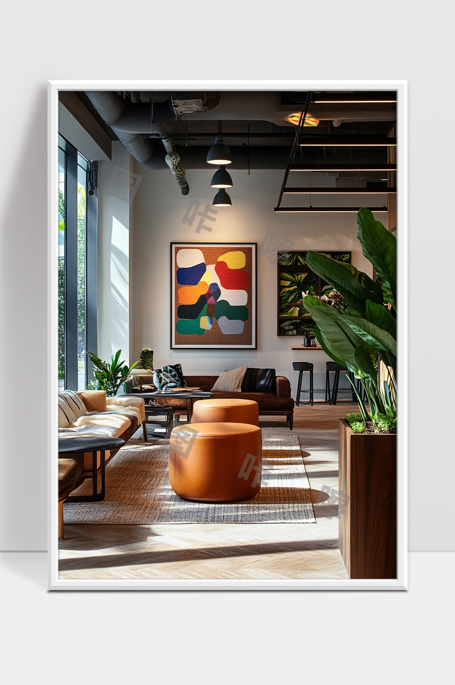 现代简约风格舒适温馨客厅室内设计