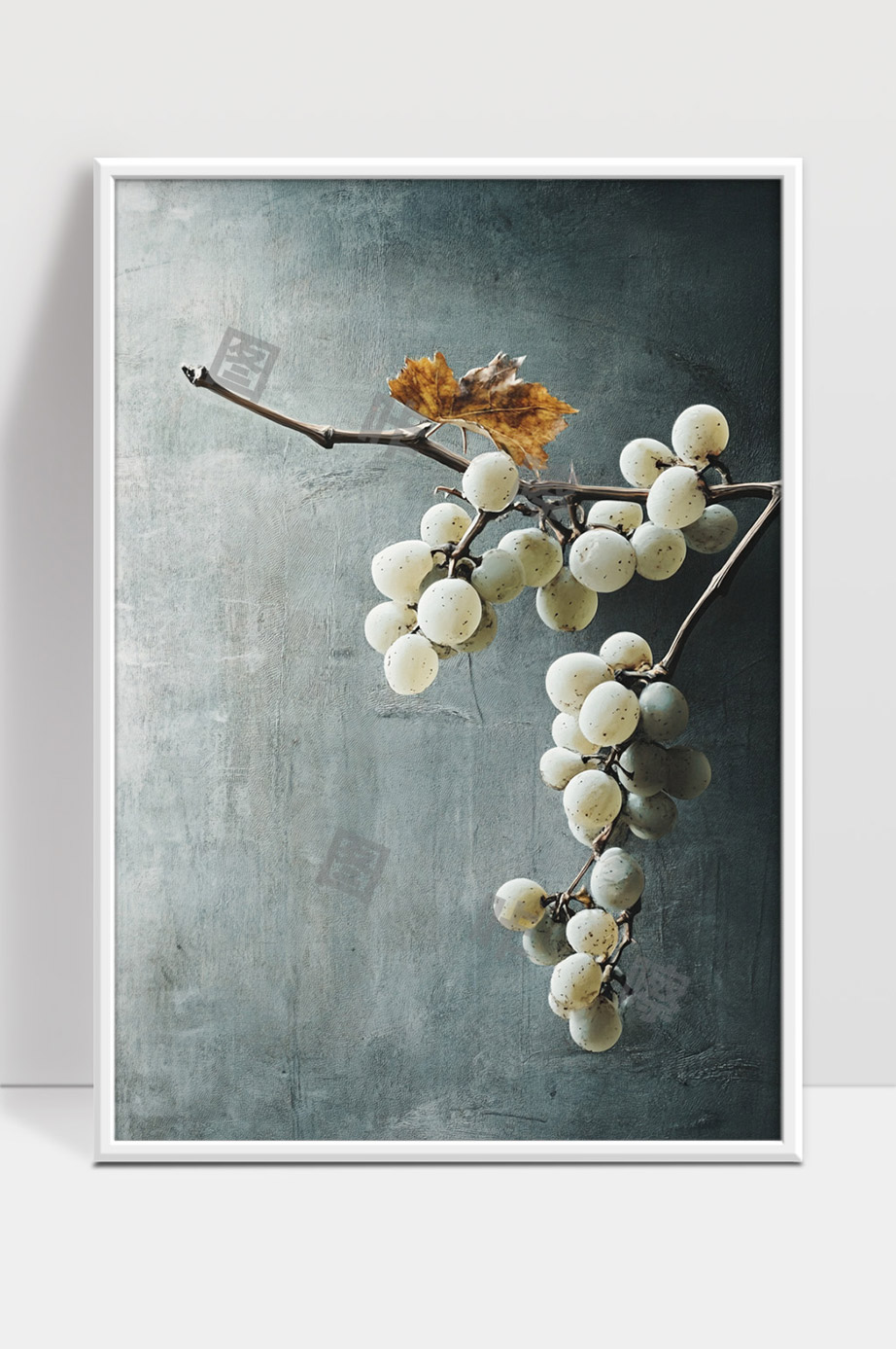 秋天白葡萄丰收季节静谧自然写意画面