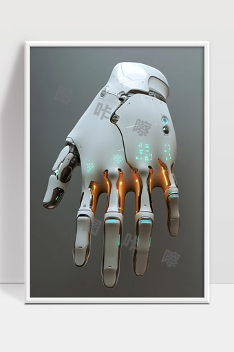 先进智能机械手未来科技人工智能机器人手部设计