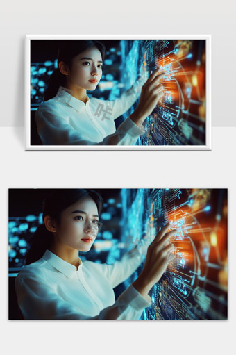 未来科技视觉人工智能智能分析大数据交互