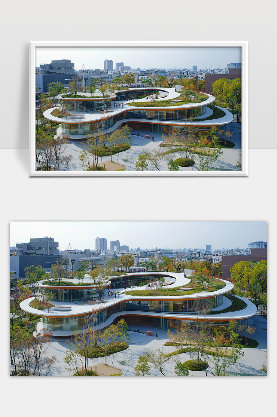 现代城市绿色生态建筑创新设计与景观融合展示