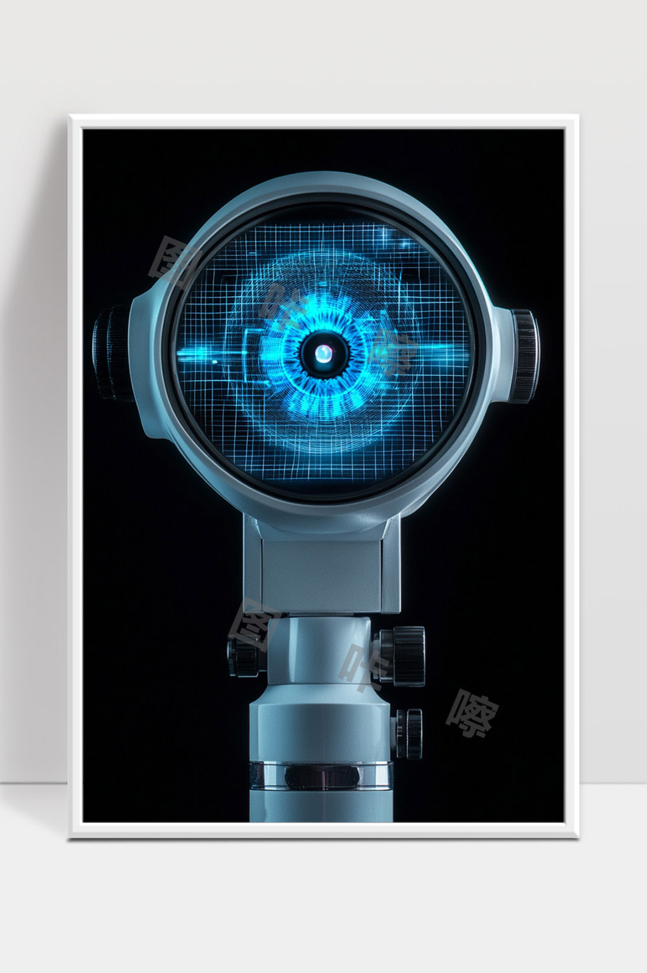 智能机器人视觉系统高科技眼睛未来科技感设计