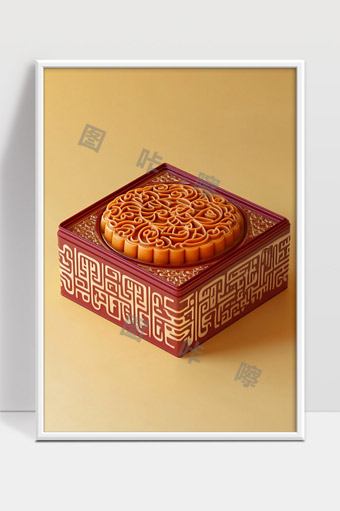 精美传统中秋月饼礼盒设计艺术展示