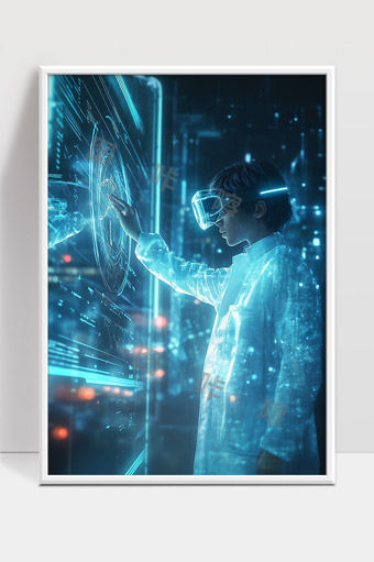 未来科技沉浸式虚拟现实交互体验人工智能探索