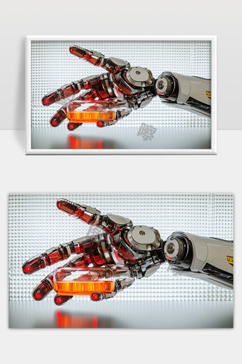 未来科技机器人手臂精准控制高科技机械臂展现智能操作