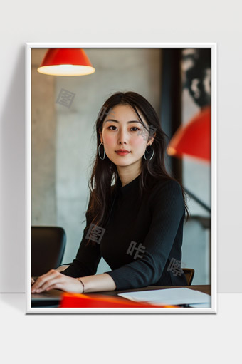 职场女性优雅自信温柔魅力都市时尚写真