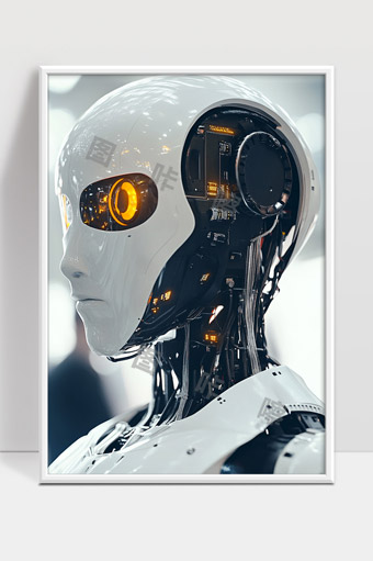 未来科技智能机器人高科技机械人形象展示