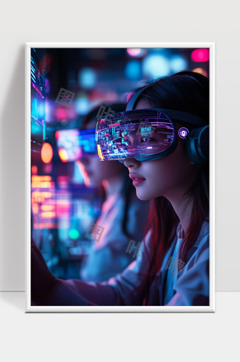 未来科技虚拟现实沉浸式体验新时代数字生活