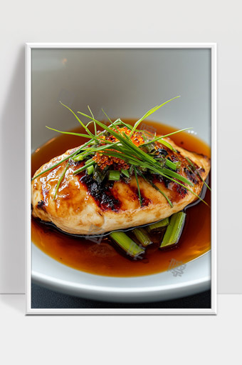 日式照烧鸡胸肉配鲜美酱汁精选美食推荐