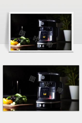 现代智能厨房咖啡机高科技家用小型饮品制作器