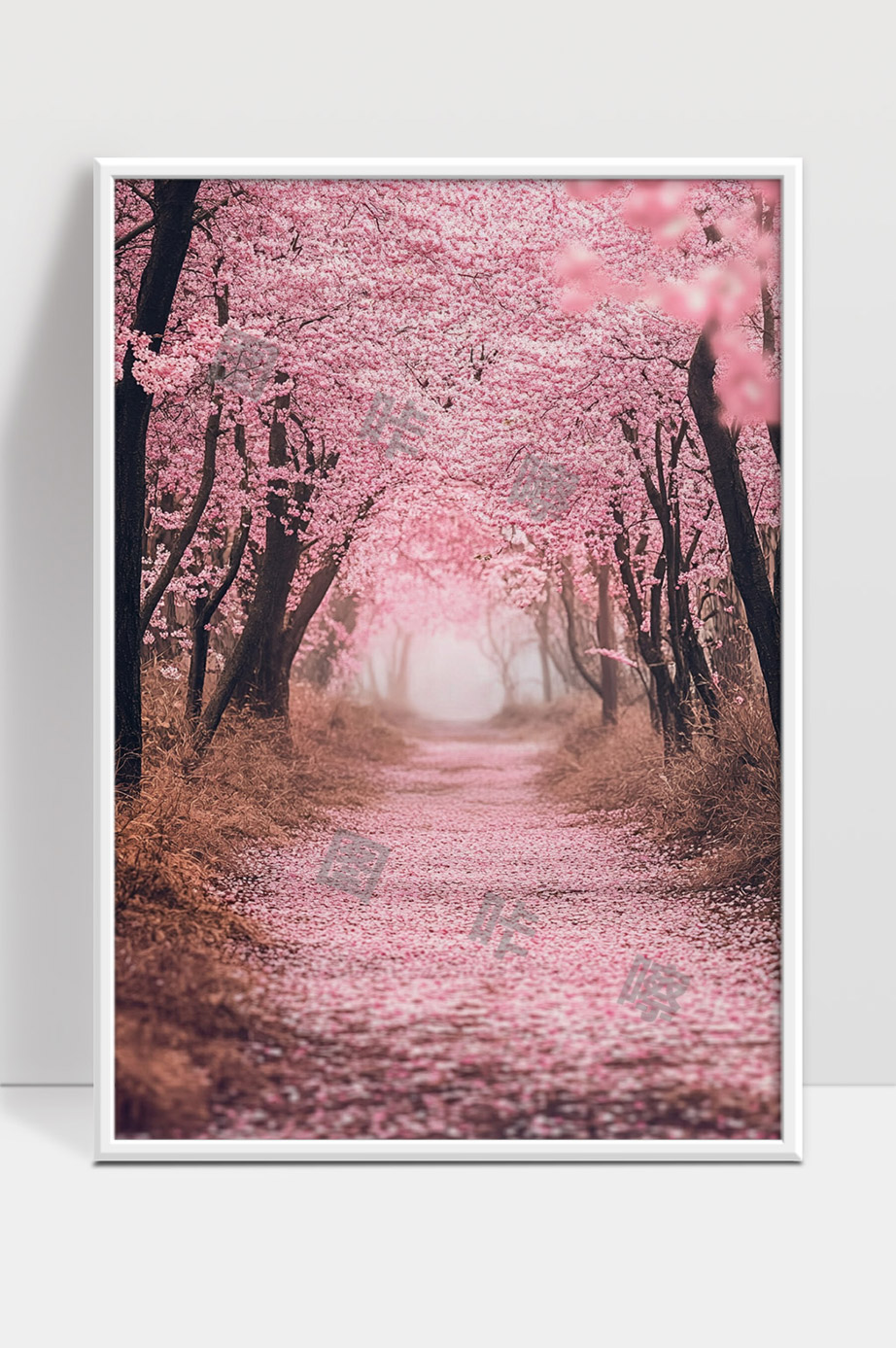 春日樱花大道绽放漫天花海美丽如梦