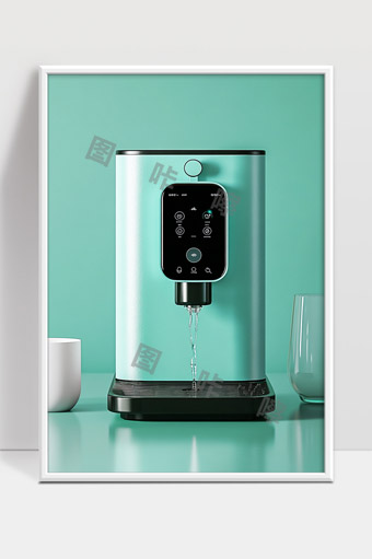 现代简约智能饮水机静音设计家用厨房必备