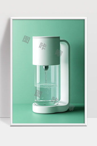 简约现代家用智能净水饮水机设计展示