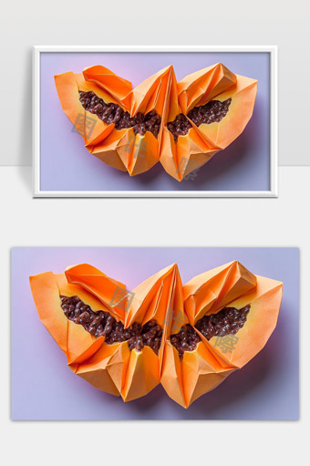 创意折纸与巧克力籽结合的艺术作品展示