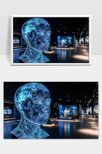 数字化智能人脑科技未来发展展示