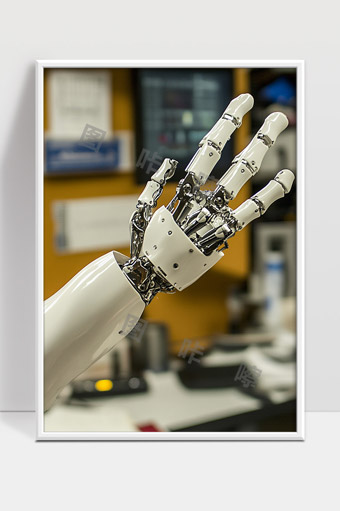 机械手臂高科技人工智能机器人精准控制展示