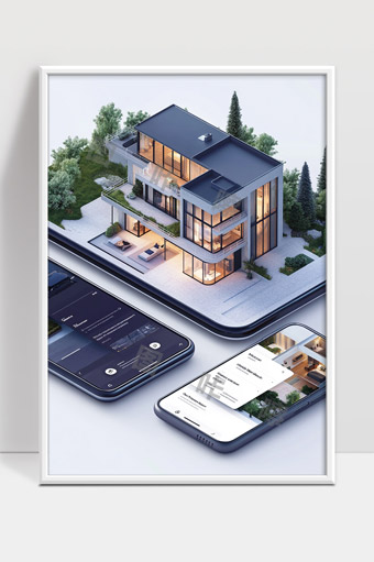 现代智能家居建筑设计与移动应用完美结合展示