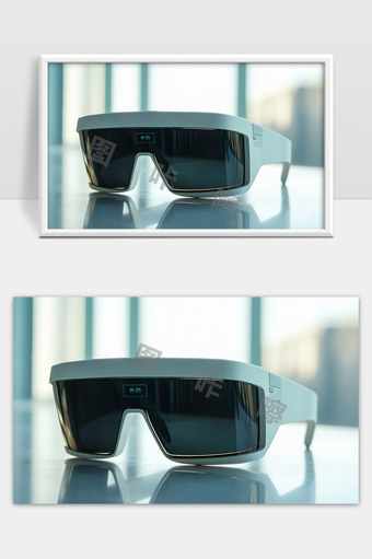 智能未来虚拟现实智能眼镜高科技佩戴设备展示