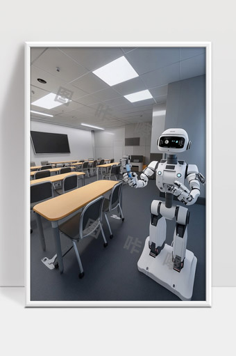 未来智能机器人助力现代教室教学提升学习体验