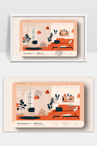 简约现代客厅室内设计效果图温馨舒适风格