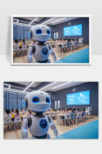 智能机器人助力未来教室教育创新场景展示