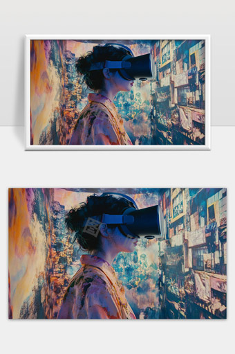 虚拟现实世界沉浸式体验未来科技新视界