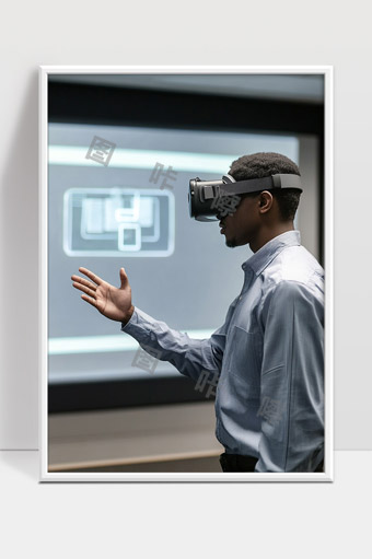 虚拟现实技术体验沉浸式数字交互场景应用展示