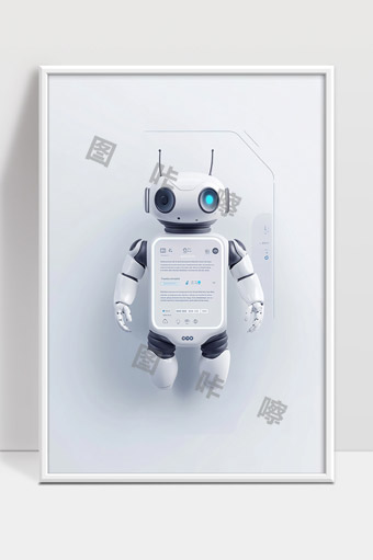 未来智能机器人展示现代科技与人机交互融合