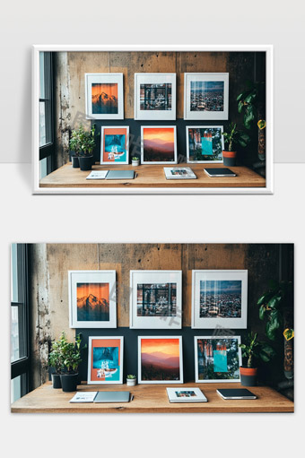 现代家居摄影艺术与自然绿植完美结合展示