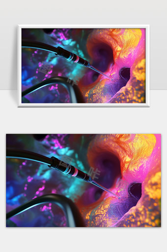 未来科技微观钳形操作精密医疗纳米机器人应用