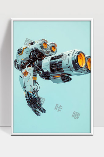 未来科技机械臂智能机器人高科技武器装备