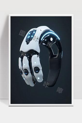 未来科技智能机械手臂高科技机器人仿生手设计展示