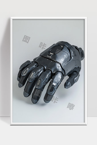 未来感机械手套高科技智能机器人手部装备