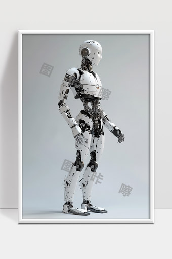 先进仿生机器人全身机械结构与设计展示