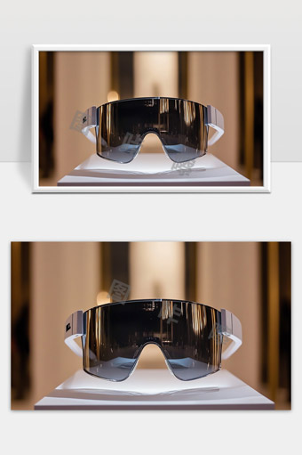 未来感高科技智能护目镜时尚潮流新品展示