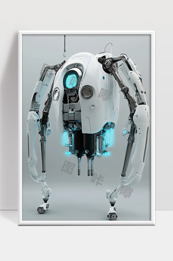 未来科技智能机器人机械臂高科技自动化设备