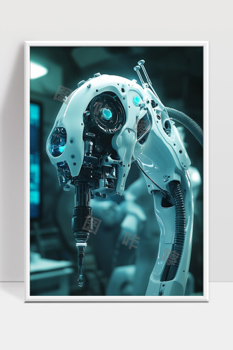 未来智能机器人机械臂科技创新展示