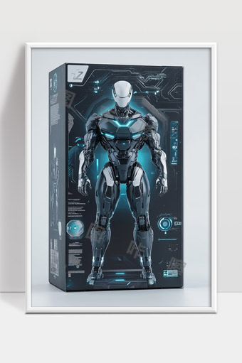 未来智能机械人高科技仿真机器人模型盒装展示