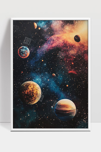 浩瀚宇宙星球群银河系星云星空太空奇观