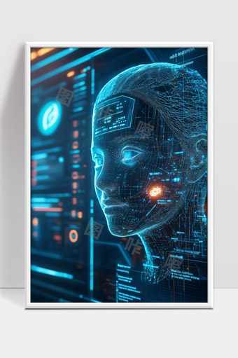 未来人工智能技术与数字人脑深度数据分析展示