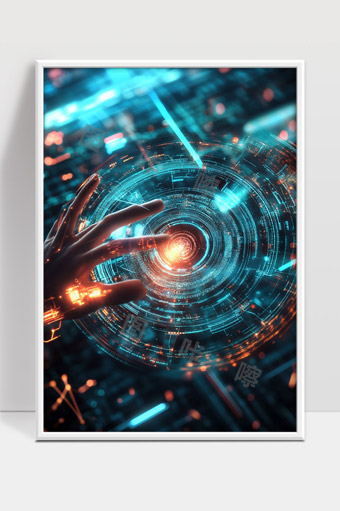 未来科技数字交互人工智能虚拟现实集成技术展示