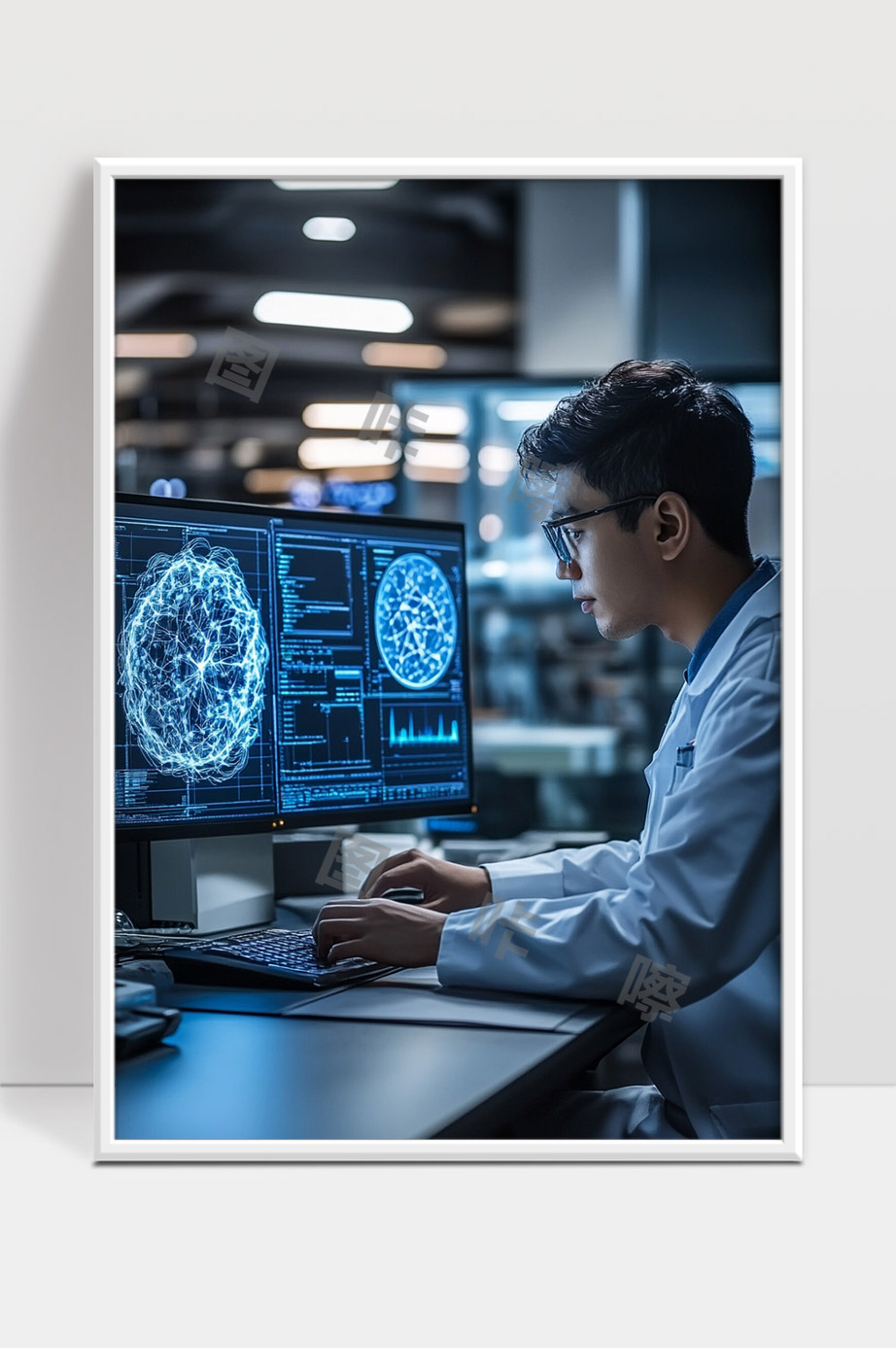 科研人员利用脑神经网络模型进行人工智能研究