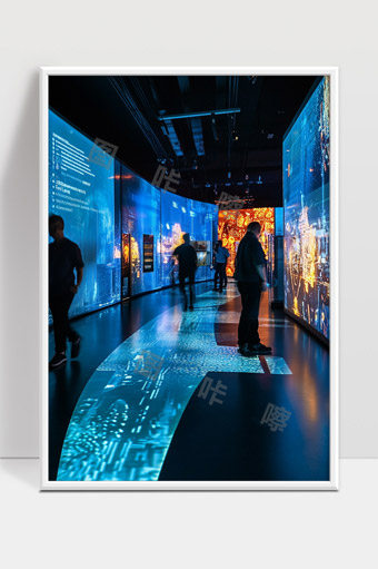 未来科技互动展览数字投影沉浸式体验空间