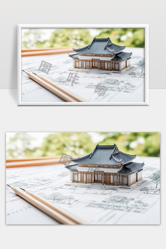 精美中式建筑模型设计与规划蓝图展示